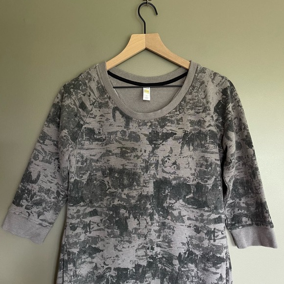 LOLE Sika Burnout Sweatshirt Dress Dark Charcoal Spray‎ Size Small - Picture 3 of 15